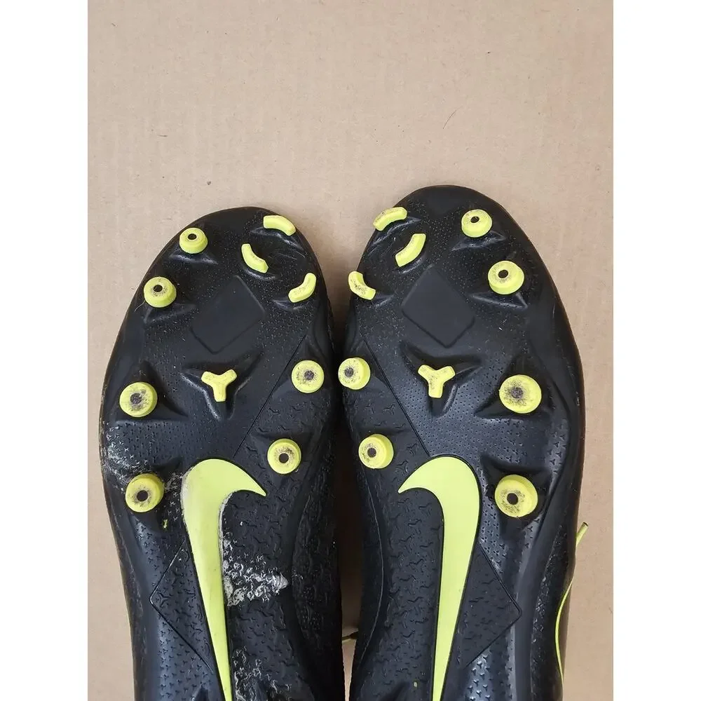 Nike Phantom Academy Artificial Grass Mens 8 Black Volt Soccer Cleats AO3258-007